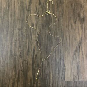 Madewell beaded lariat necklace 24”